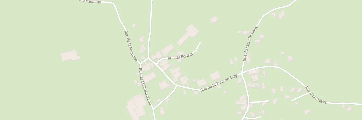 Plan du 6 Rue du Pouset à Villers-Grélot