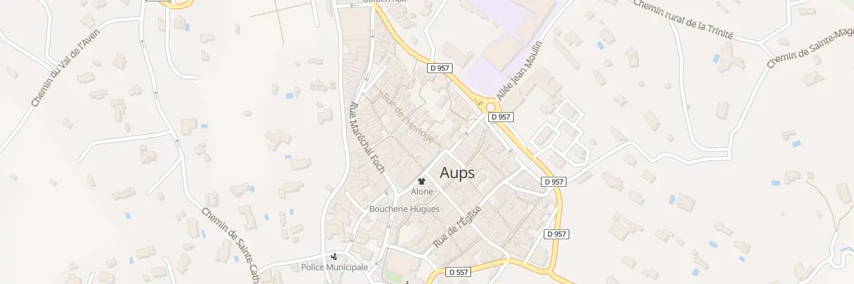 Plan du 5 Rue de l’Horloge à Aups