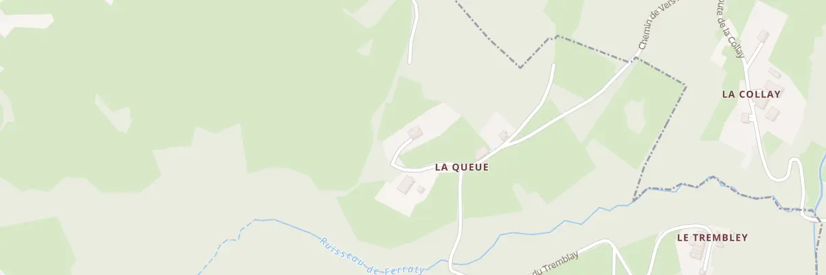 Plan du 302 Che de Vers la Queue à Arbusigny