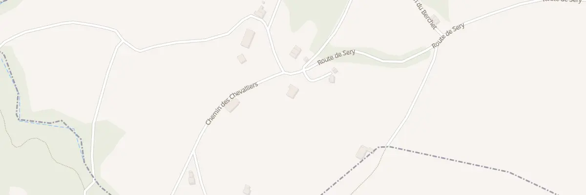 Plan du 909 Rte de Sery à La Chapelle-Rambaud