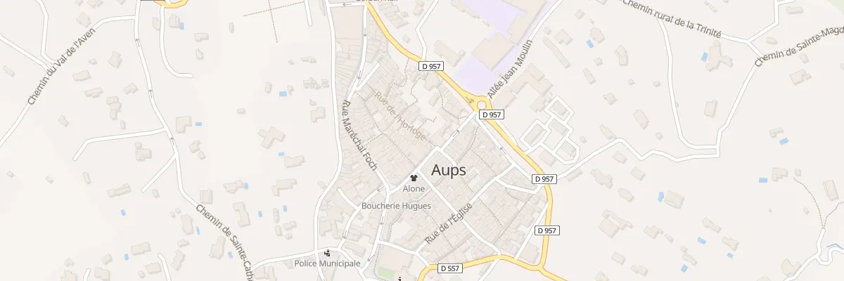 Plan du 3 Rue de l’Horloge à Aups