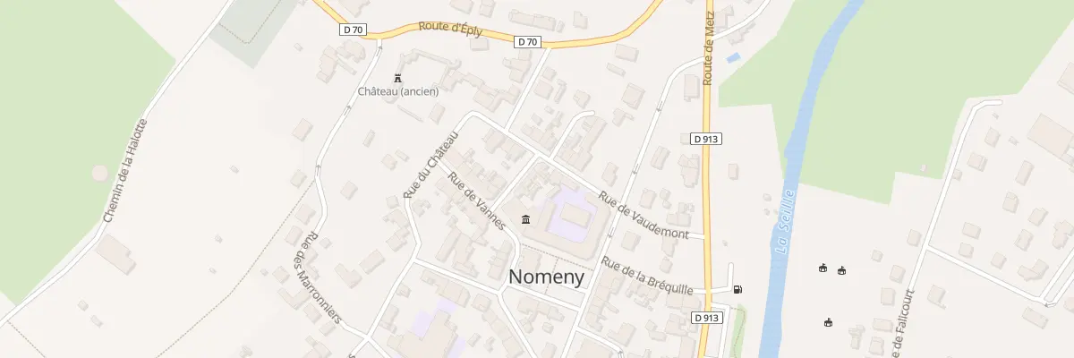 Plan du 6 Rue Jeanne d’Arc à Nomeny
