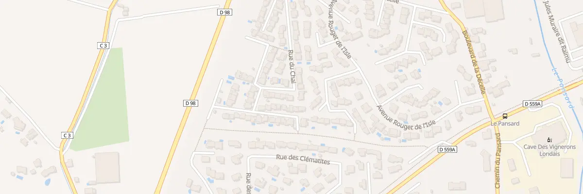 Plan du 207 Rue du Chai à La Londe-les-Maures