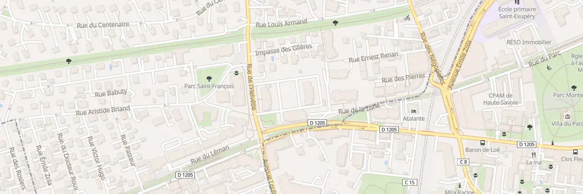 Plan du 8 Rue de geneve à Ambilly