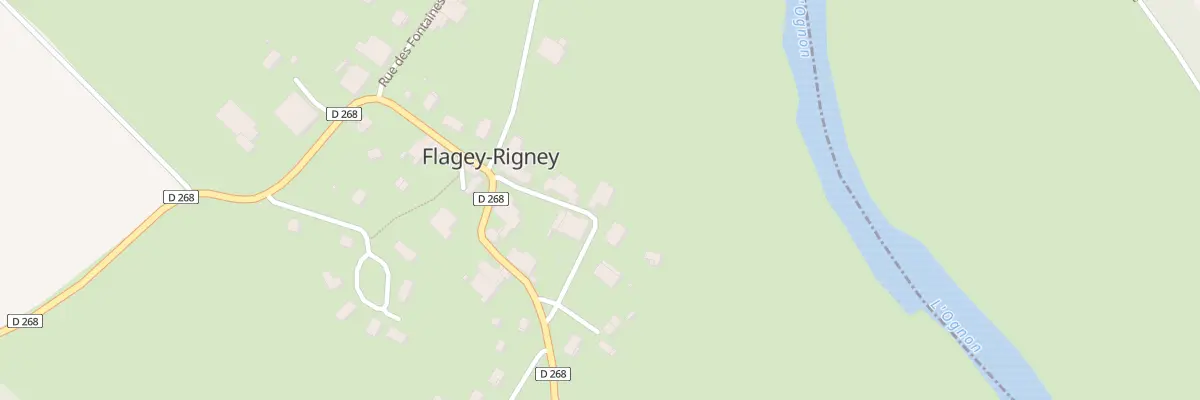 Plan du 8 Rue des Vergers à Flagey-Rigney