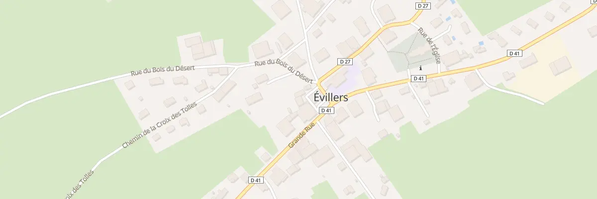 Plan du 41B Gr Grande Rue à Évillers