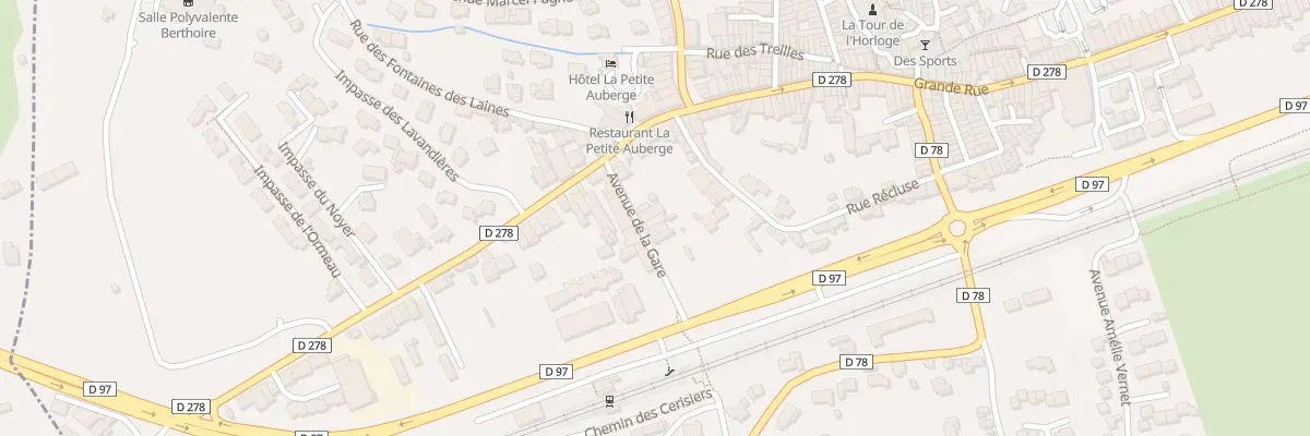 Plan du 3 Av de la Gare à Pignans
