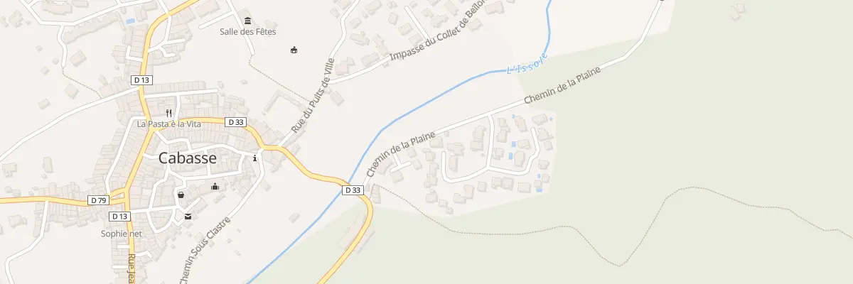 Plan du 5551 La Bouissiere à Cabasse