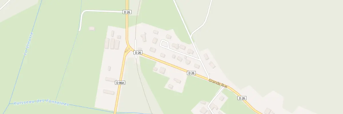 Plan du 7 Rue des Pins à Fontenois-lès-Montbozon