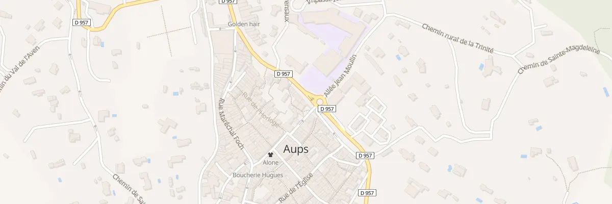 Plan du 9 Rue des Aires à Aups