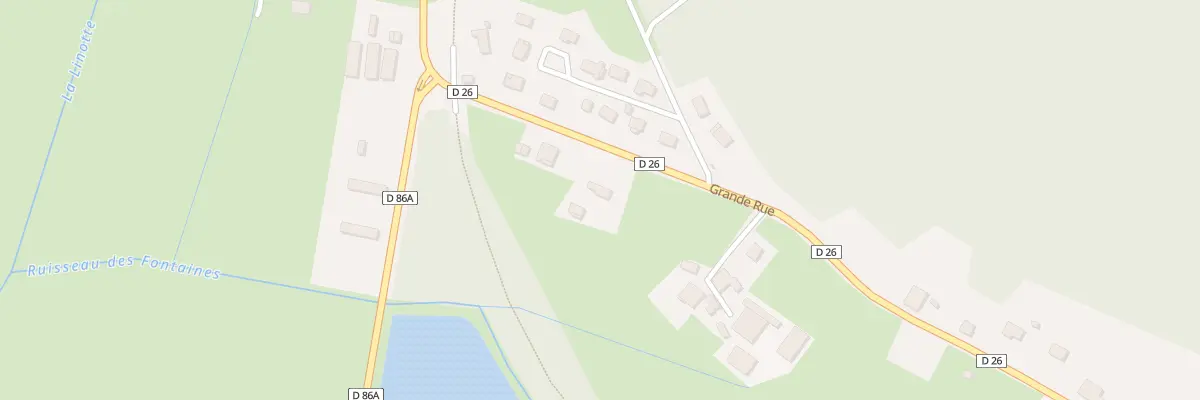 Plan du 4 Grande Rue à Fontenois-lès-Montbozon