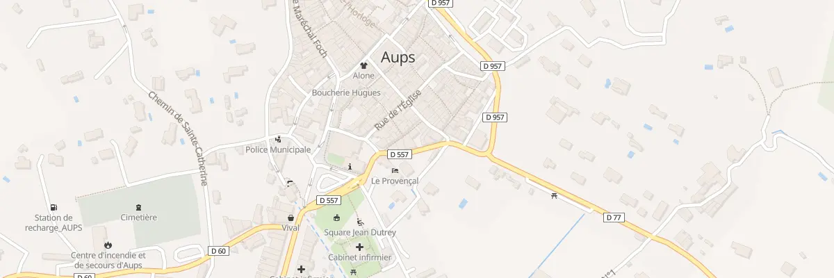 Plan du 5627 Rue Voltaire à Aups