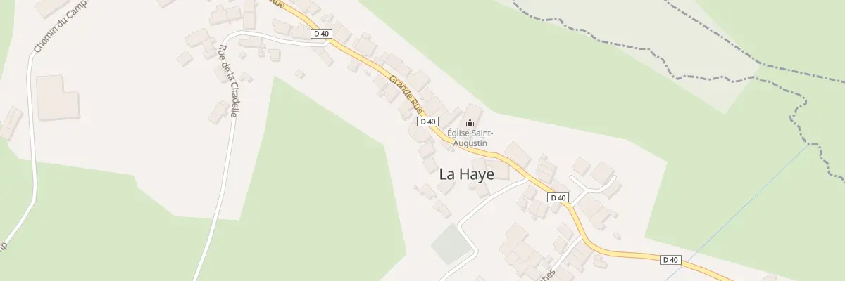 Plan du 15T Rue Grande Rue à La Haye