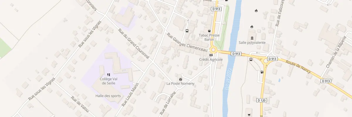 Plan du 18 Rue Georges Clémenceau à Nomeny