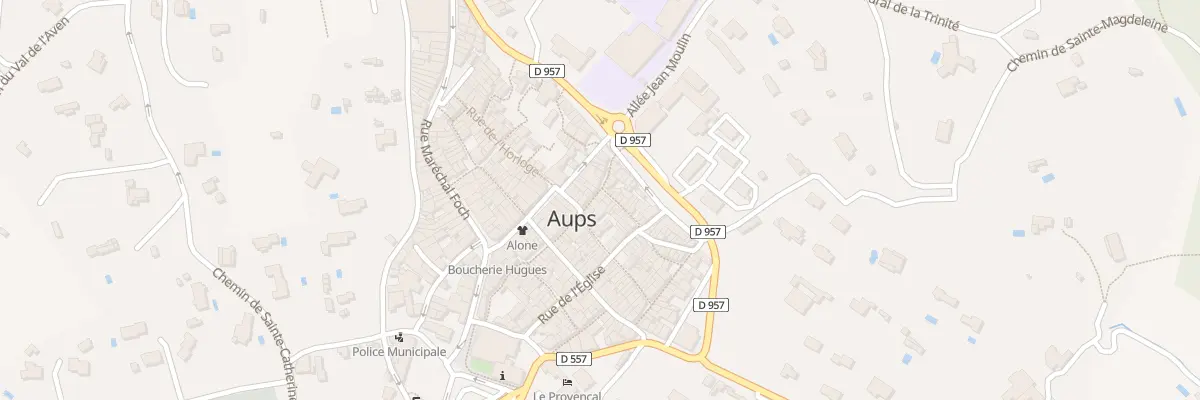 Plan du 8 Rue de l’Eperon à Aups