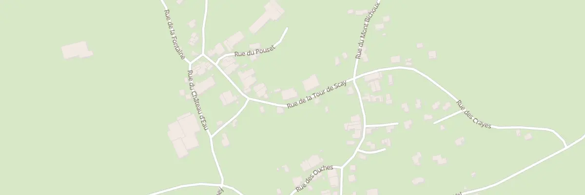 Plan du 12 Rue de la Tour de Scay à Villers-Grélot