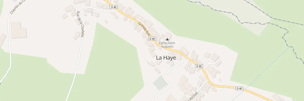 Plan du 15B Grande Rue à La Haye