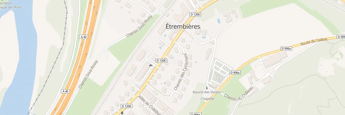 Plan du 405 Rte de Saint-julien à Étrembières
