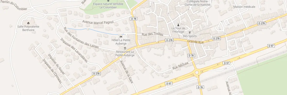 Plan du 52 Gr Grande Rue à Pignans