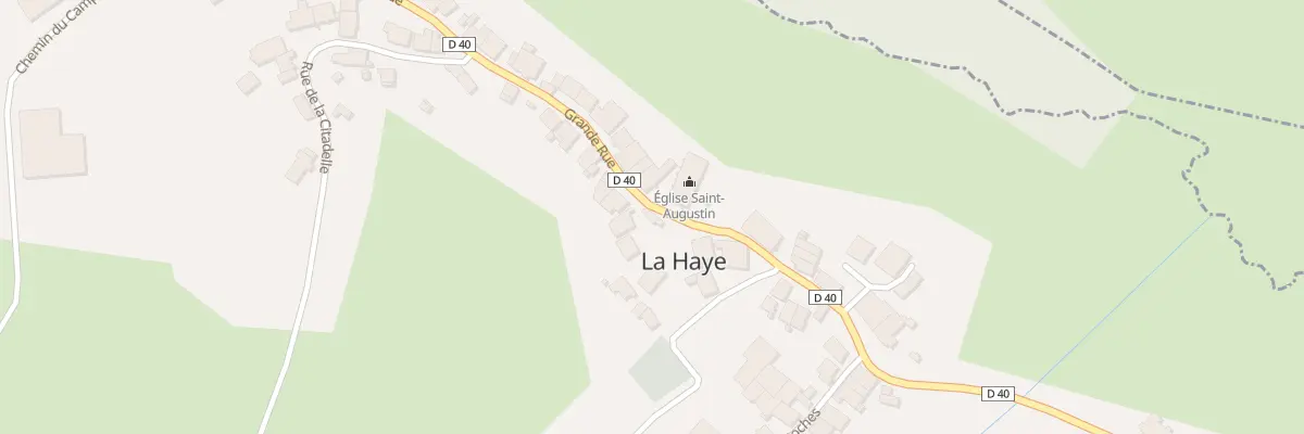 Plan du 15 Grande Rue à La Haye