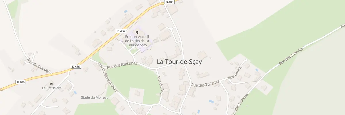 Plan du 4 Rue des Fontaines à La Tour-de-Sçay