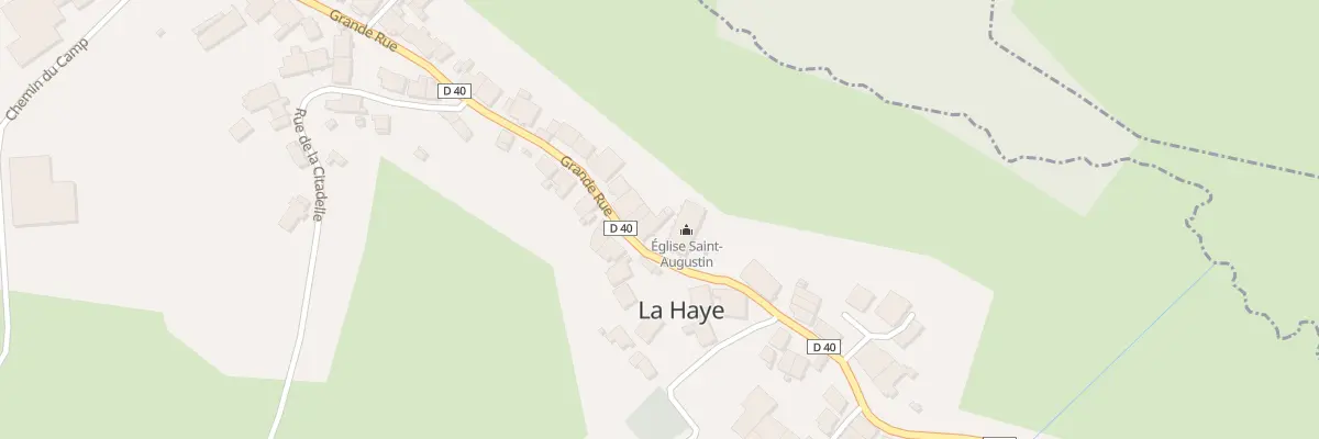 Plan du 10 Rue Grande Rue à La Haye