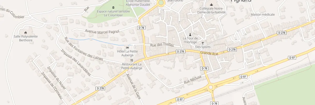Plan du 33 Gr Grande Rue à Pignans
