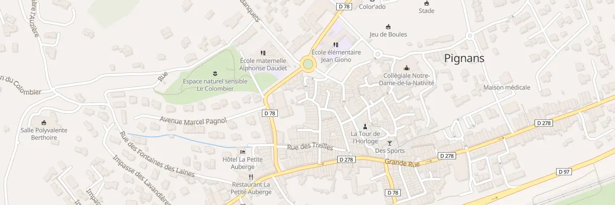 Plan du 35 Rue Saint-andré à Pignans