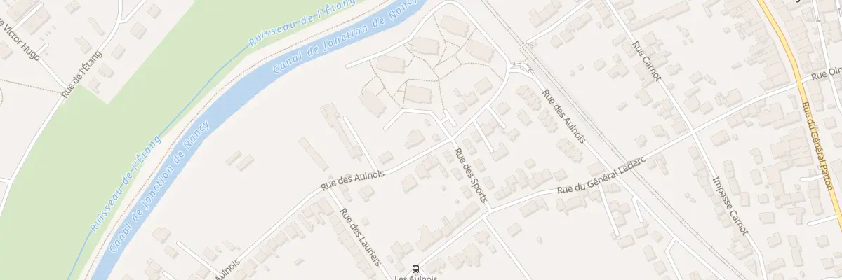 Plan de la Rue des Aulnois à Laneuveville-devant-Nancy