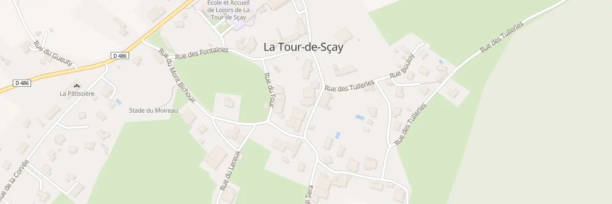 Plan du 14 Gr Grande Rue à La Tour-de-Sçay