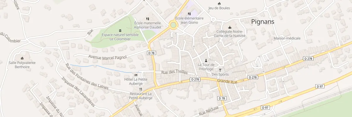 Plan du 19 Rue Saint-andré à Pignans
