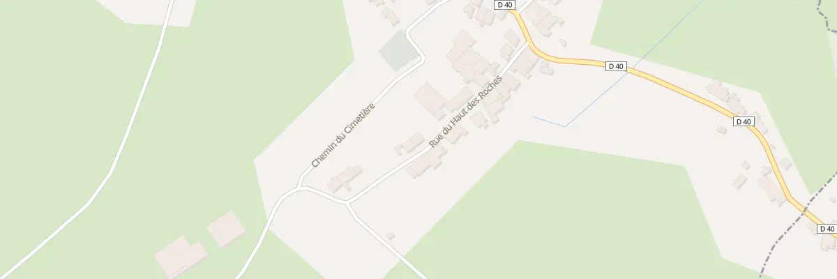 Plan du 8 Rue du Haut des Roches à La Haye