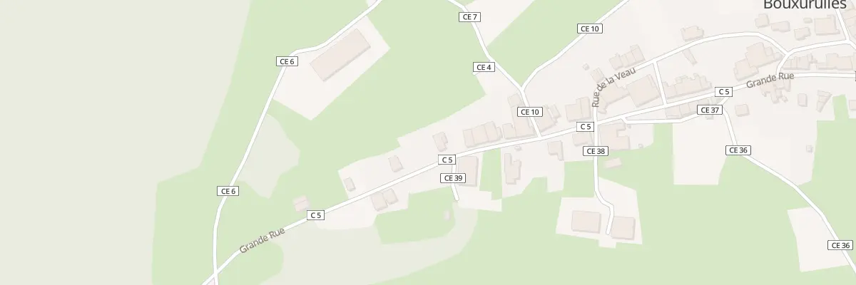 Plan du 52 Gr Grande Rue à Bouxurulles