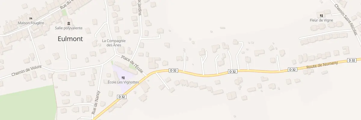 Plan du 453 Rte de Nomeny à Eulmont