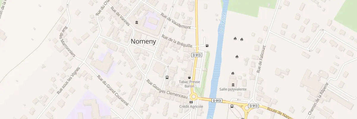 Plan du 8 Rue Brequille à Nomeny