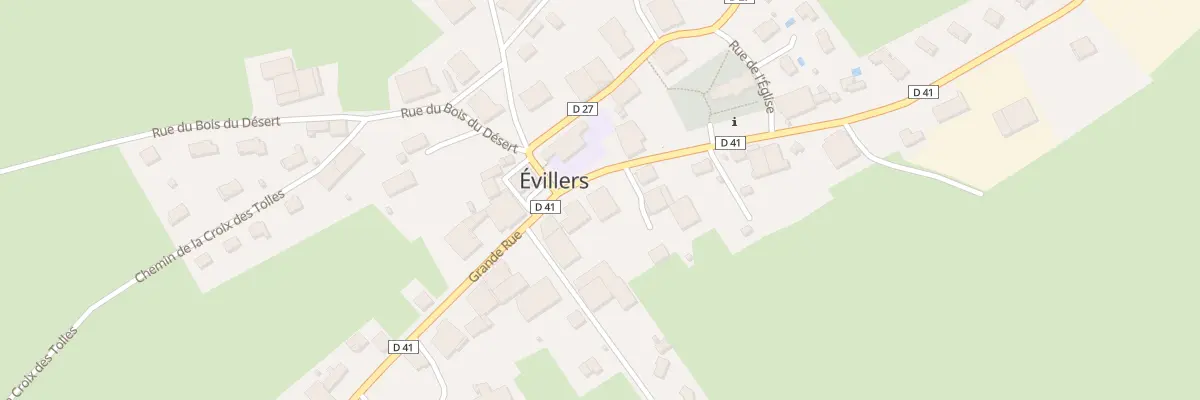 Plan du 48 Gr Grande Rue à Évillers