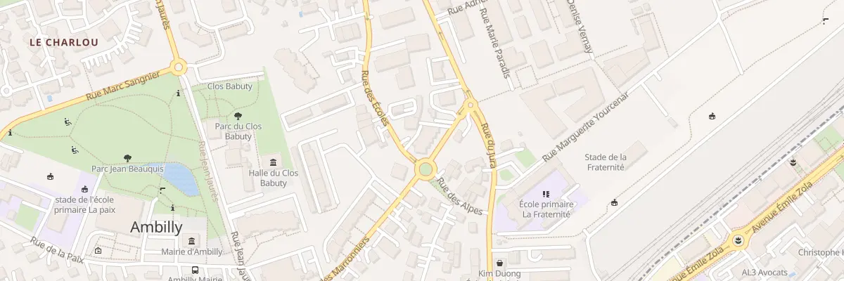 Plan du 2 Rue du mont blanc à Ambilly
