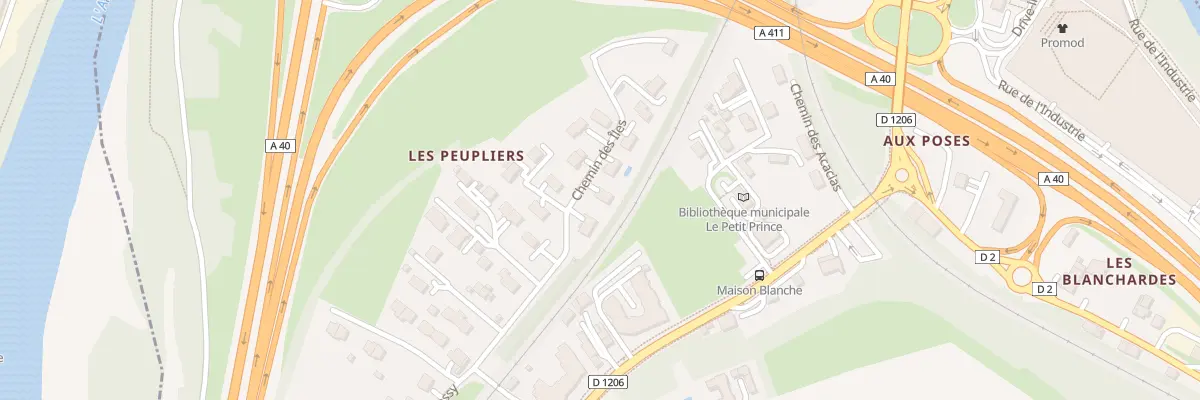 Plan du 274 Che des Iles à Étrembières