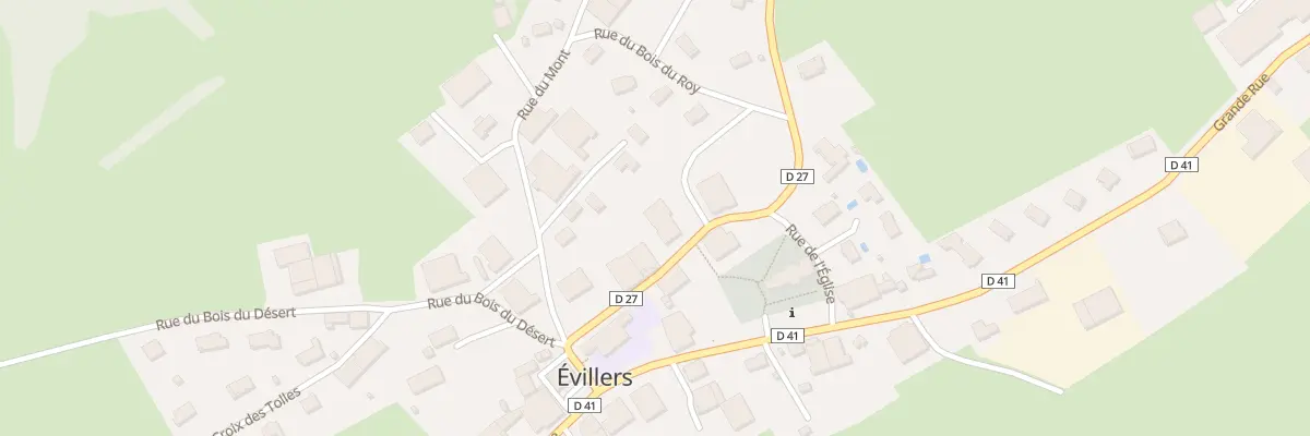 Plan du 5 Rte de Longeville à Évillers