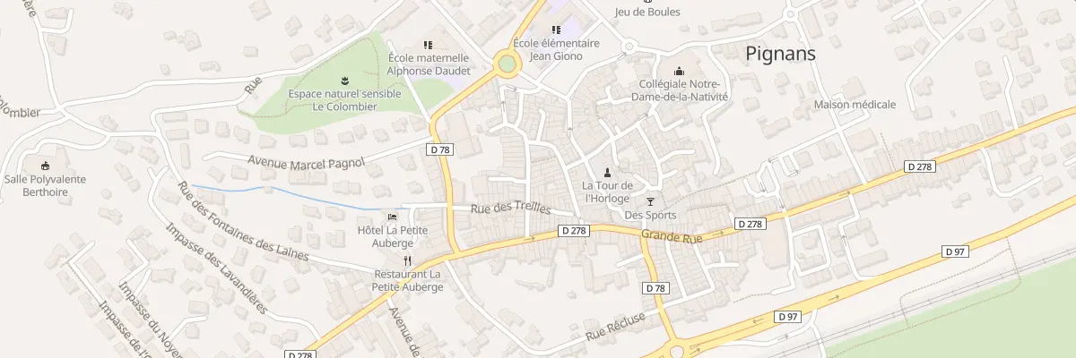 Plan du 12 Rue Saint-andré à Pignans