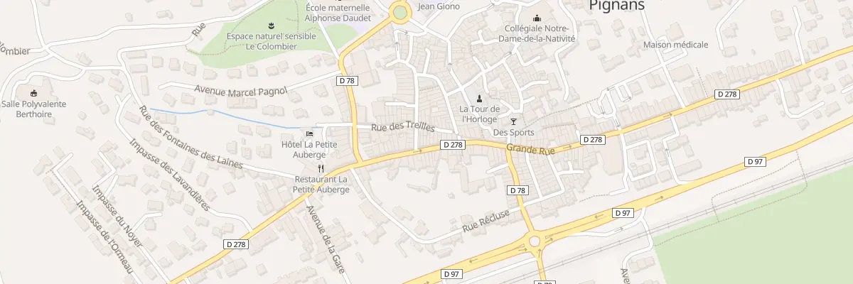 Plan du 5349 Gr Grande Rue à Pignans