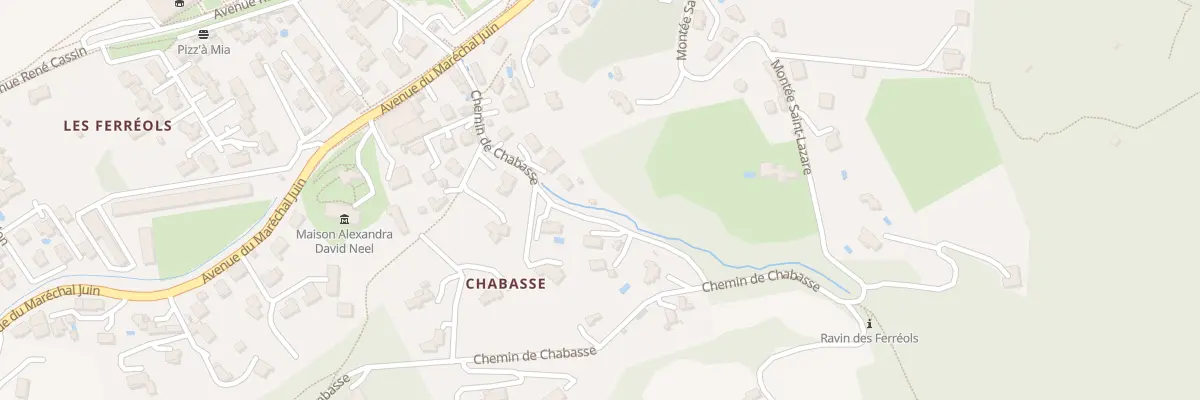 Plan du 11 Che de Chabasse à Digne-les-Bains