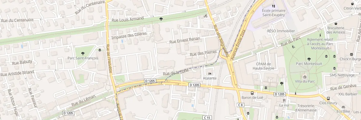 Plan du 18 Rue de la zone à Ambilly