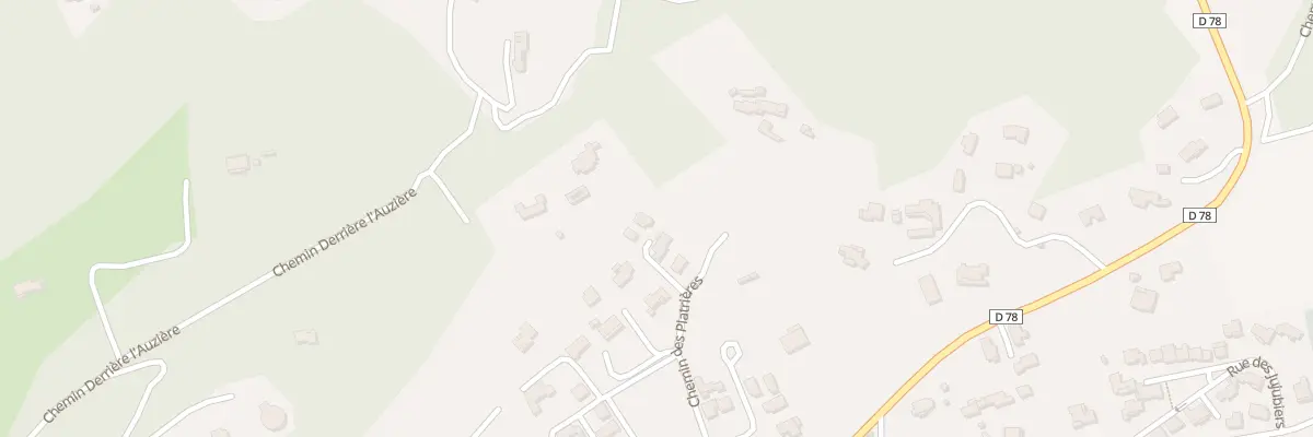 Plan du 263 Che des Platrieres à Pignans