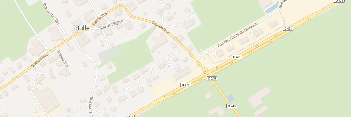 Plan du 5 Gr Grande Rue à Bulle