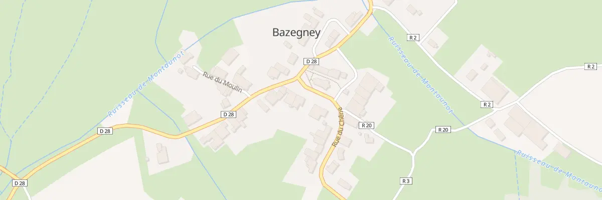 Plan du 6 Pl de l’Eglise à Bazegney