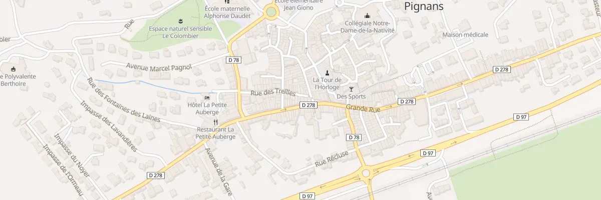Plan du 5 Rue des Treilles à Pignans