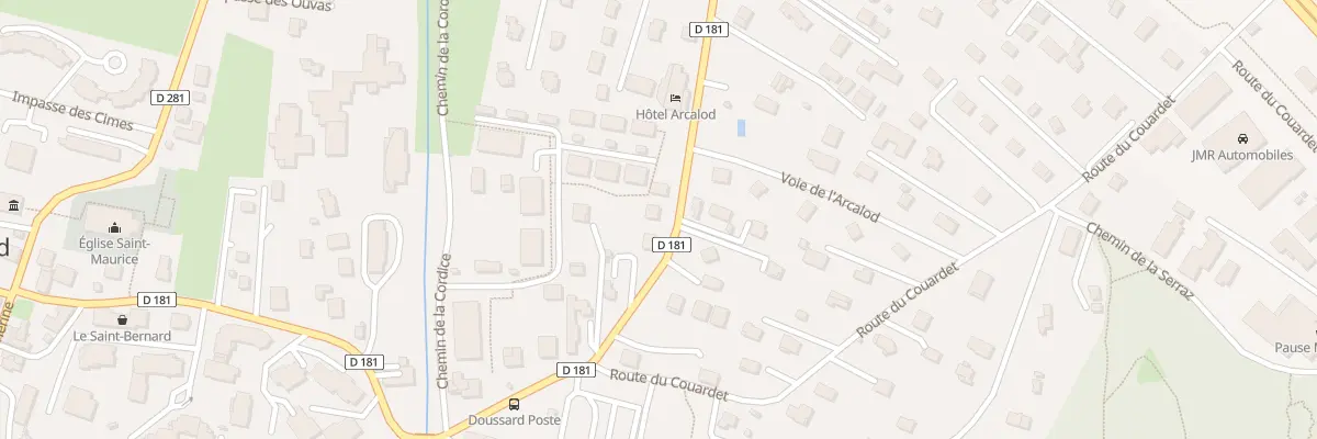 Plan du 149 Rte de la Gare à Doussard
