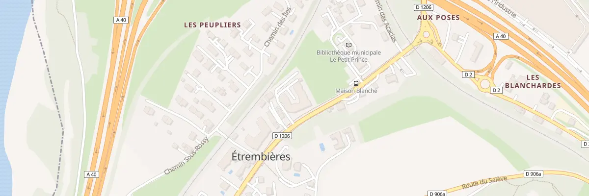 Plan du 200 Rte de Saint-julien à Étrembières