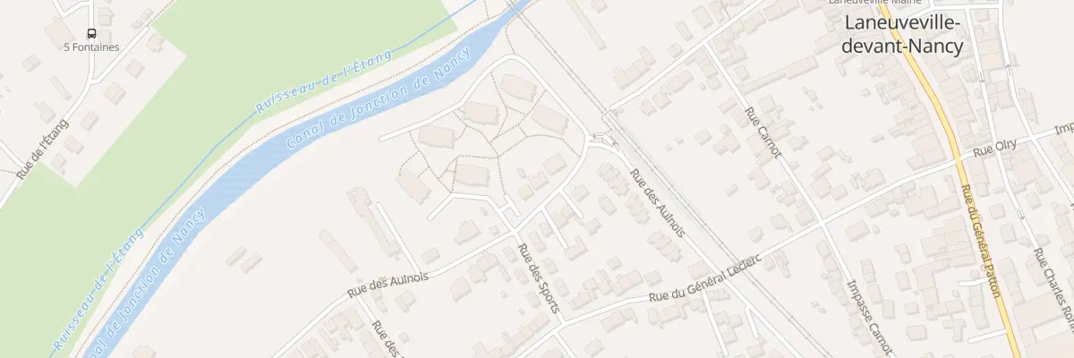 Plan du 2B Rue des Aulnois à Laneuveville-devant-Nancy